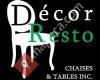 Décor-Resto Chaises Et Tables Inc.