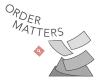 Order Matters